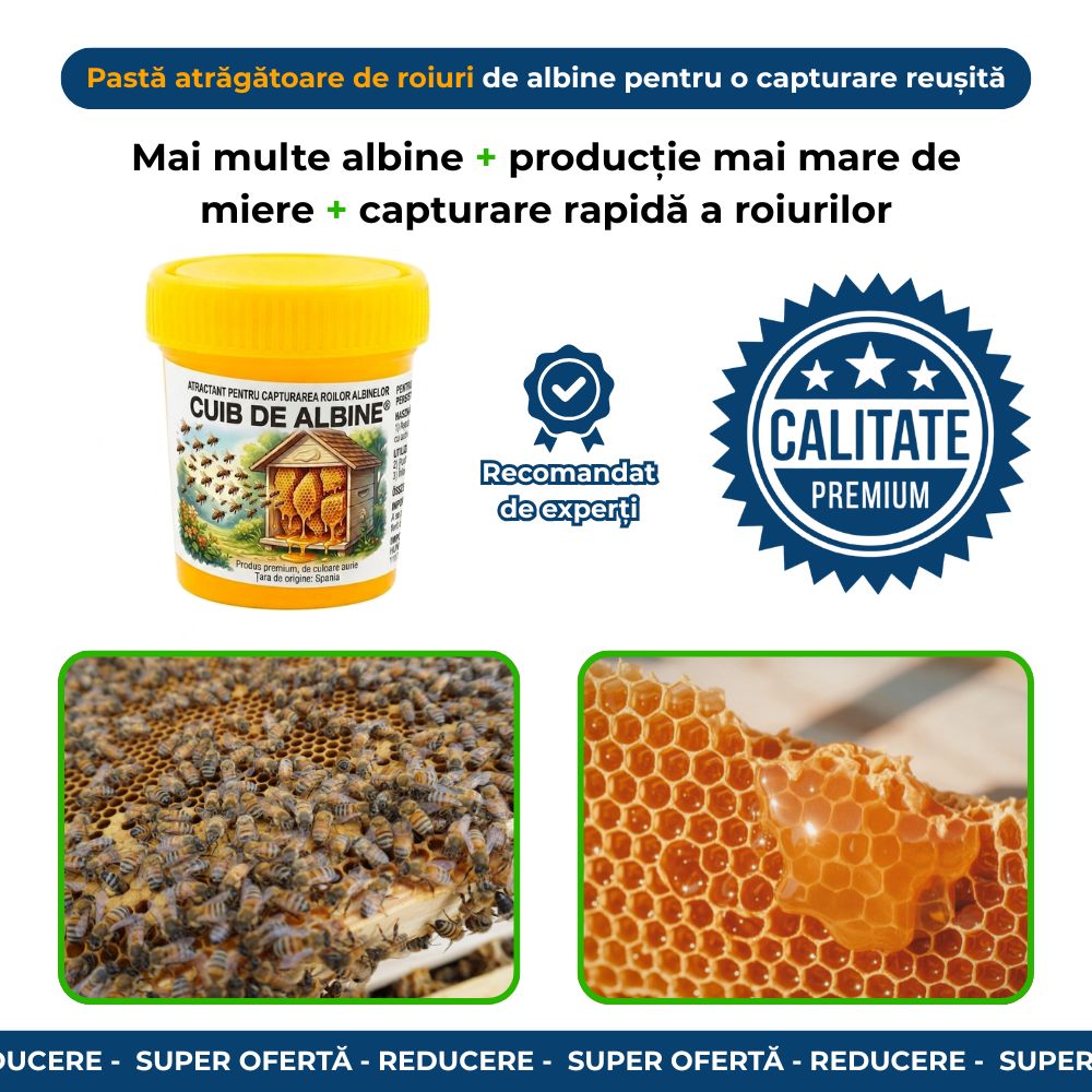 Pastă atrăgătoare de roiuri de albine