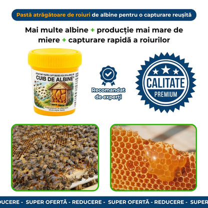 Pastă atrăgătoare de roiuri de albine