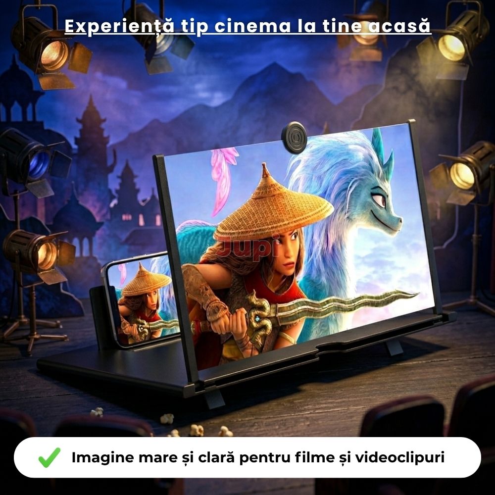 Suport Telefon cu Amplificare Ecran