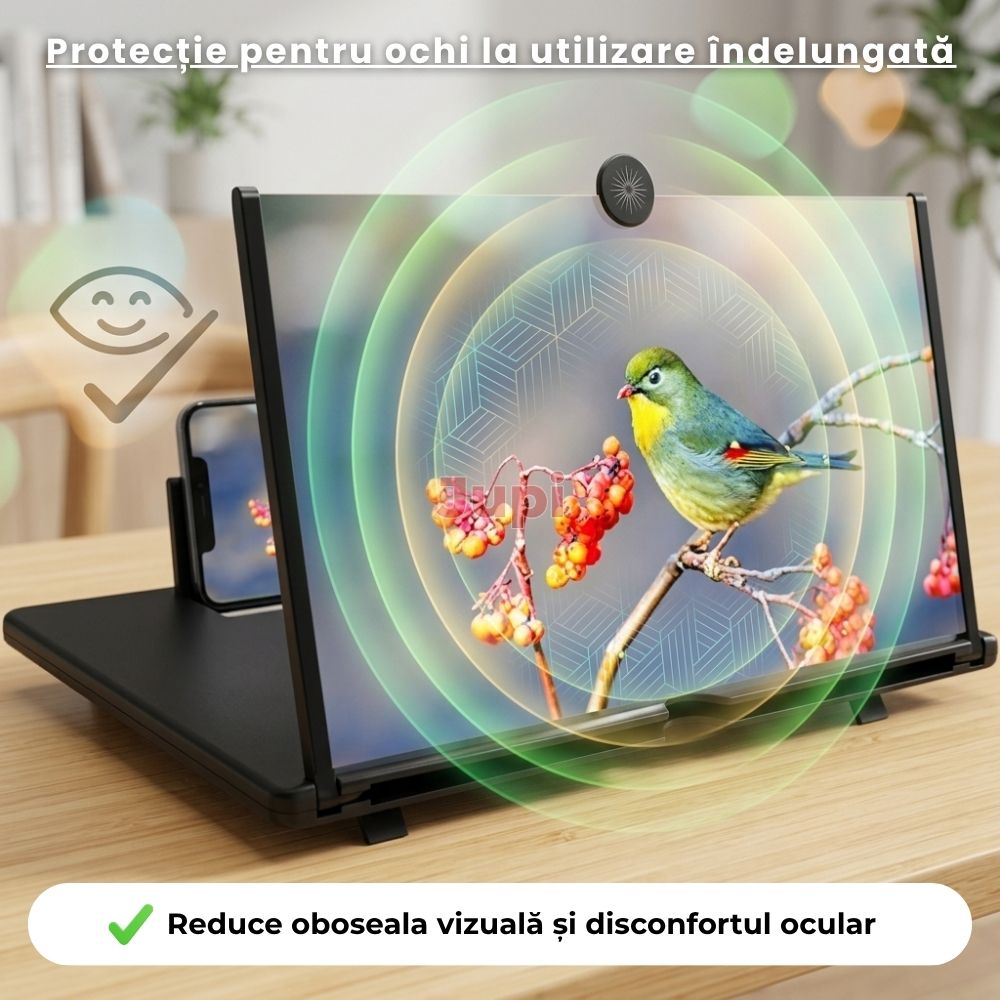 Suport Telefon cu Amplificare Ecran