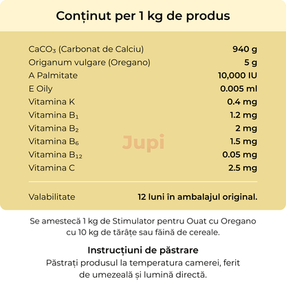 Aditiv Calciu Îngrășare Animale