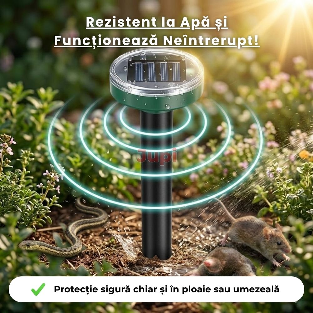 Dispozitiv Solar cu Ultrasunete Anti Dăunători