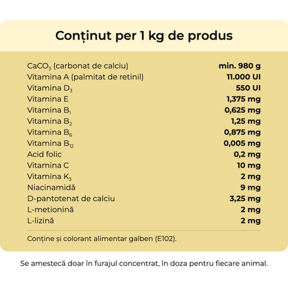 Calciu Îngrășare Animale