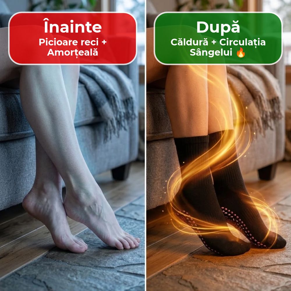 Șosete Medicinale cu Turmalină