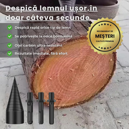 Burghiu Despicător Lemne