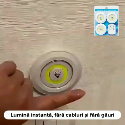 Set Lumini LED cu Telecomandă